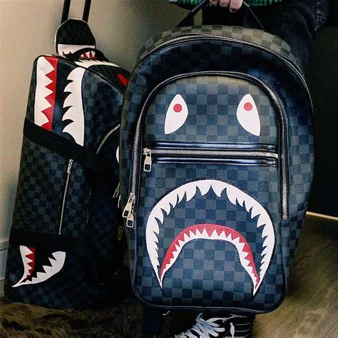 pinterest luxury louis vuitton supreme backpack|louis vuitton backpack shark.